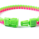 UpBrands 60 Party Favors for Kids, Friendship Zipper Bracelets 7 1/2”