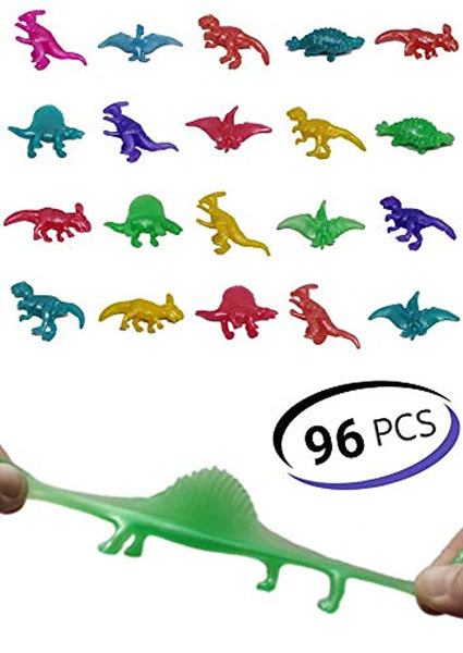 UpBrands 96 Pack Stretchy Dinosaurs Toys