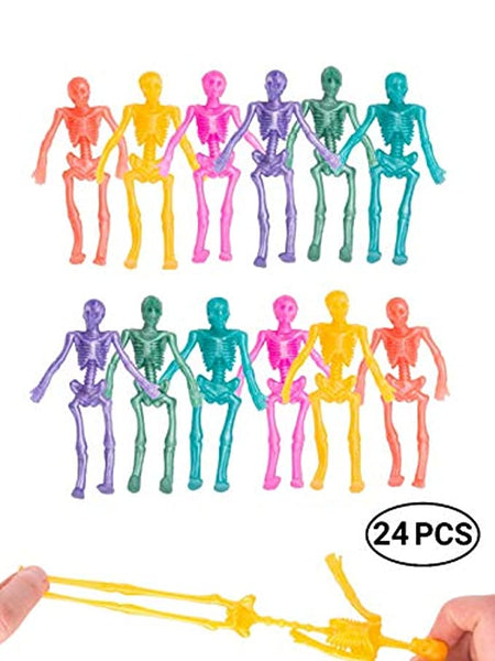 UpBrands 24 Pack Stretchy Skeletons Set