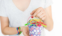 UpBrands 144 Pack Fidget Toys Party Favors for Kids, Friendship Zipper Bracelets 7.5 Inches