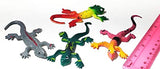 UpBrands 24 Painted Stretchy Lizards Toys 3 Inches Bulk Set, 4 Models