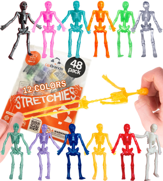  Stretchable Candy Bracelets - Bulk 48 pack of