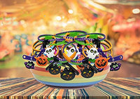 UpBrands Halloween Party Favor for Kids Zipper Bracelets Bulk Set