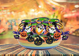 UpBrands Halloween Party Favor for Kids Zipper Bracelets 48 Pack Bulk Set