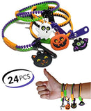 UpBrands Halloween Party Favor for Kids Zipper Bracelets Bulk Set