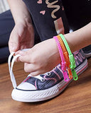 UpBrands 48 Pack Prizes for Kids Zipper Bracelets 7.5 Inches - Unicolor