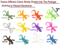 UpBrands 48 Pack Super Stretchy Lizards Toys